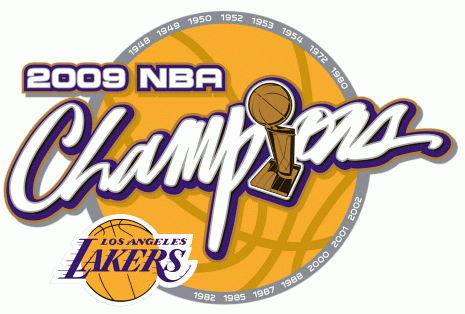 Los Angeles Lakers 2008-2009 Champion Logo iron on paper